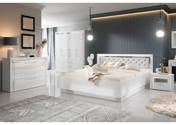 Arno hálószoba fehér-ezüst