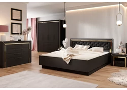 Arno hálószoba fekete-arany