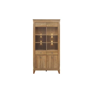 Kép 1/6 - Bergen vitrin 4 ajtós (2 vitrines)