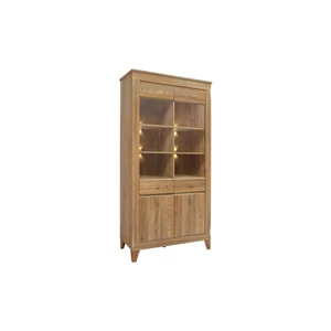 Kép 2/6 - Bergen vitrin 4 ajtós (2 vitrines)