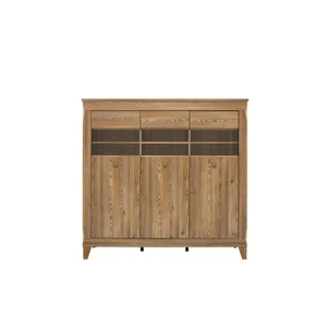 Kép 1/5 - Bergen tálaló vitrin 3 ajtós