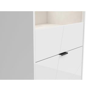 Kép 4/4 - Forn vitrin 2 ajtós (1 vitrines) fehér