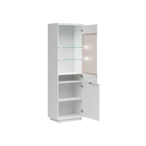 Kép 2/4 - Forn vitrin 2 ajtós (1 vitrines) fehér