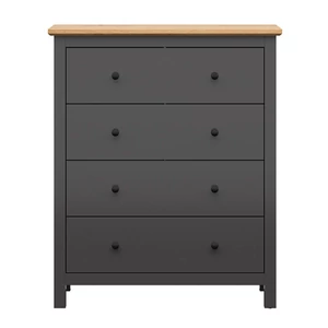Kép 3/3 - Hesen grafit komód 4 fiókos