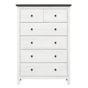 Kép 3/3 - Hesen világos komód 6 fiókos