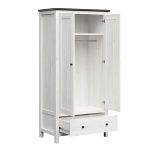 Kép 2/3 - Hesen világos szekrény 2 ajtós 1 fiókos