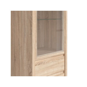Kép 4/4 - Kaspian vitrin 1 ajtós (vitrines) 2 fiókos