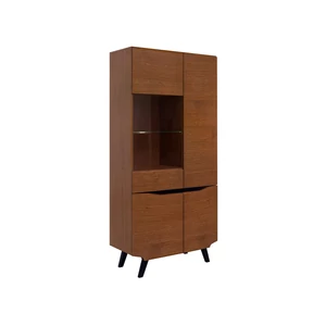 Kép 1/4 - Madison vitrines komód 4 ajtós 200 cm (1 vitrines)