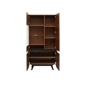 Kép 4/4 - Madison vitrines komód 4 ajtós 200 cm (1 vitrines)