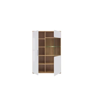 Kép 3/3 - Zele vitrin 2 ajtós (1 vitrines) 90 cm