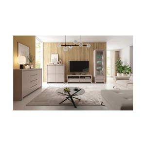 Kép 2/4 - Kaspian TV szekrény 2 fiókos kasmír