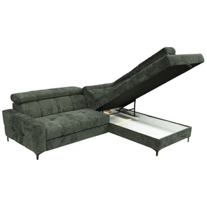 Kép 7/10 - Leno ottomános sarokgarnitúra, ágyazható, ágyneműtartós jobbos