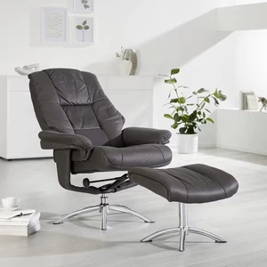 Kép 2/7 - Lucie relax forgófotel lábtartóval