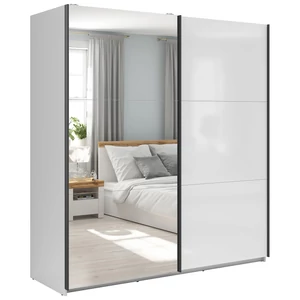 Kép 1/4 - Tetrix tolóajtós gardróbszekrény 183 cm egytükrös