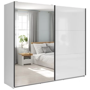 Kép 1/4 - Tetrix tolóajtós gardróbszekrény 220 cm egytükrös