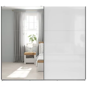 Kép 2/4 - Tetrix tolóajtós gardróbszekrény 220 cm egytükrös