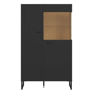 Kép 3/3 - Zenda vitrin 2 ajtós 150 cm (1 vitrines) fém lábbal