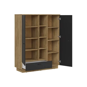 Kép 2/3 - Zenda könyvespolc 2 ajtós 1 fiókos