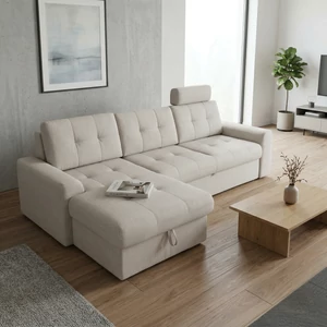 Kép 1/6 - 7334 ottomános sarokgarnitúra akciós REC szövettel