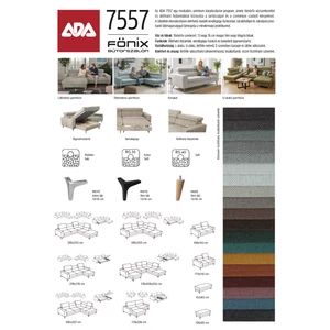 Kép 10/10 - ADA 7557 kanapé széles