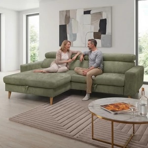 Kép 1/9 - ADA 7557 lábtartós sarokgarnitúra