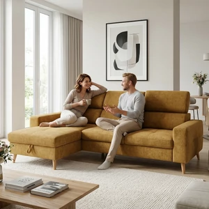 Kép 2/3 - ADA 7557 lábtartós sarokgarnitúra