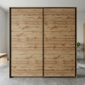 Kép 1/4 - Tetrix tolóajtós gardróbszekrény 220 cm - bemutatódarab