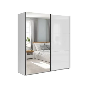 Kép 3/5 - Tetrix tolóajtós gardróbszekrény 183 cm egytükrös - bemutatódarab