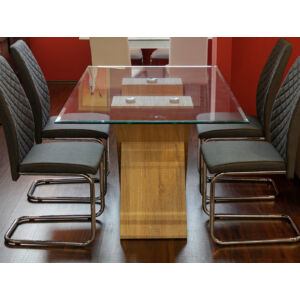 Kép 3/3 - Wesel étkezőasztal + 4 db Benno szék