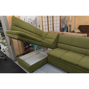 Kép 6/9 - Prum U-alakú ülőgarnitúra, ágyazható, ágyneműtartós