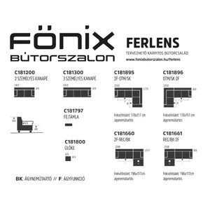 Kép 11/13 - Ferlens tervezhető kárpitos garnitúra