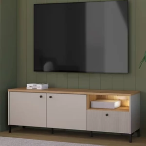 Kép 1/5 - Bixbite TV-szekrény LED világítással