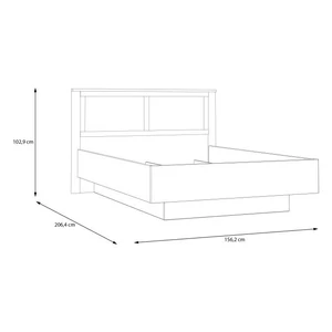 Kép 7/8 - Bohol ágykeret 140x200 cm