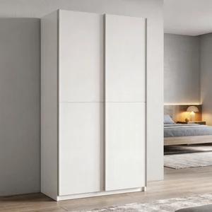 Kép 1/3 - Dallas tolóajtós, polcos gardróbszekrény 120 cm