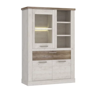 Kép 4/7 - Duro vitrin 3 ajtós (1 vitrines) 1 fiókos LED-világítással