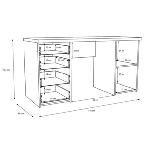 Kép 2/2 - MT926 íróasztal