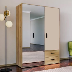 Kép 1/12 - Mokkaro Nyílóajtós Gardróbszekrény