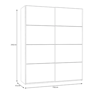 Kép 3/5 - SchachMatt tolóajtós gardróbszekrény