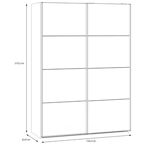 Kép 4/5 - Sophistispace tolóajtós gardróbszekrény