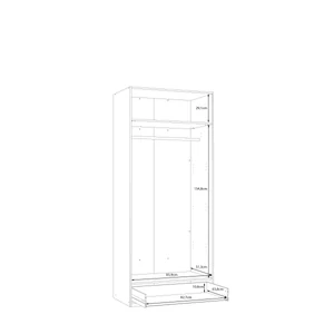 Kép 8/15 - Trawen gardróbszekrény