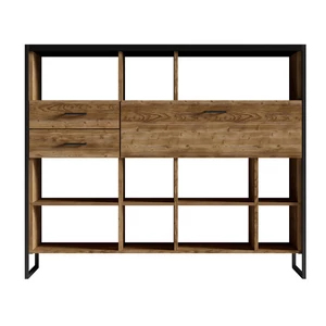 Kép 3/4 - Tarabo könyvespolc 1 lenyíló ajtós 2 fiókos - bemutatódarab