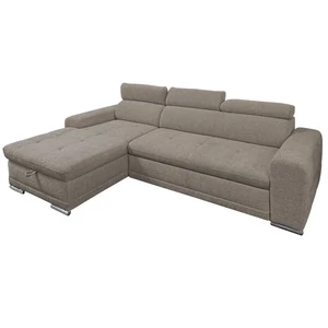 Kép 1/4 - Alicante kárpitos lábtartós sarokgarnitúra jobbos