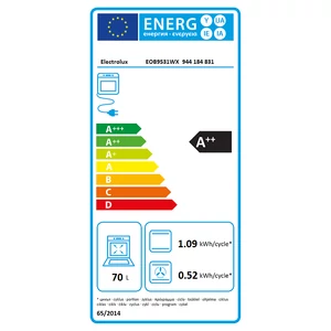 Kép 9/9 - Electrolux beépíthető sütő EOB9S31WX
