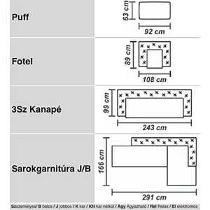 Kép 2/9 - New York tervezhető ülőgarnitúra