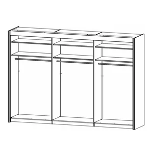 Kép 2/2 - Imperial gardróbszekrény 300 cm