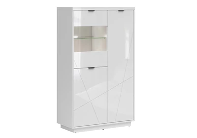 Forn vitrin 3 ajtós (1 vitrines) fehér Forn vitrin 3 ajtós (1 vitrines) fehér