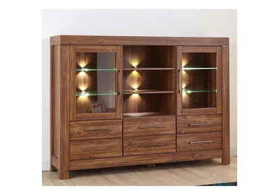 Gent vitrin 2 ajtós 6 fiókos