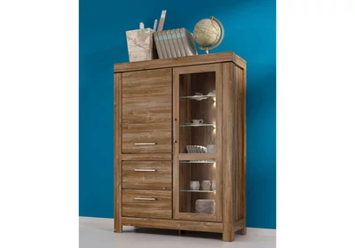 Gent vitrin 2 ajtós (1 vitrines) 2 fiókos