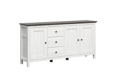 Hesen világos komód 3 ajtós 3 fiókos