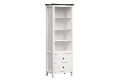 Hesen világos könyvespolc 2 fiókos